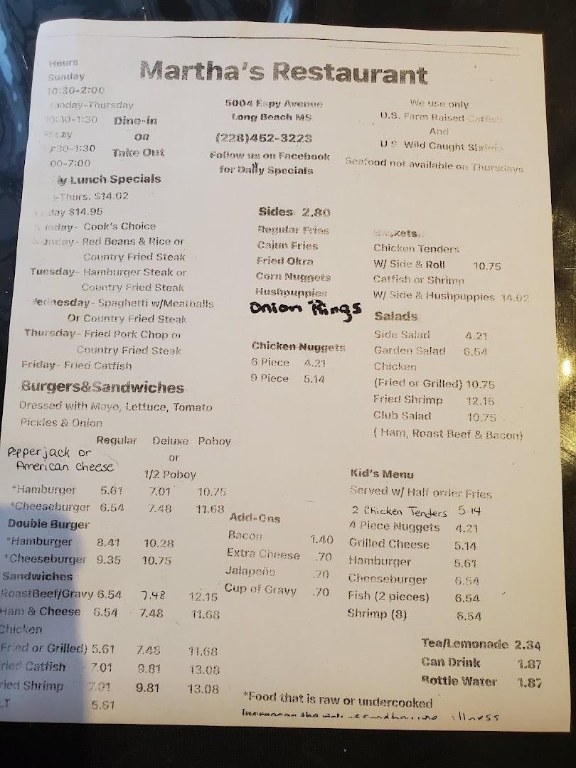 Martha's Restaurant